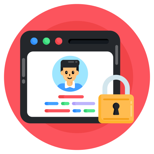 seguridad web icono gratis