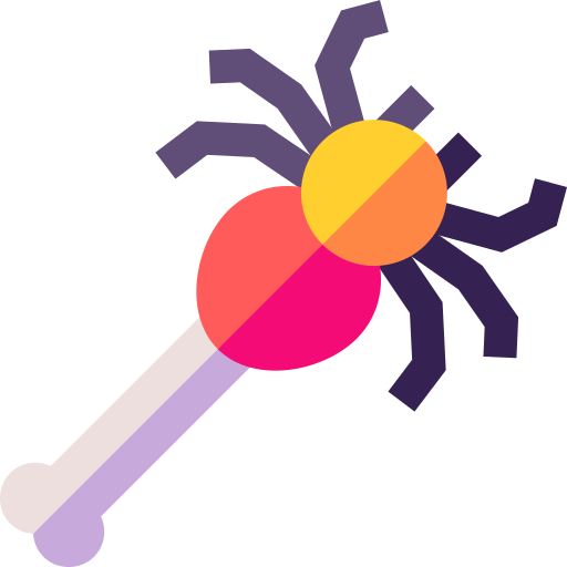 dulce de halloween icono gratis