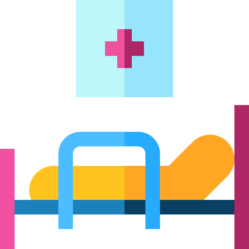 lit médical Icône gratuit