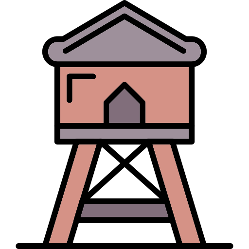 torre de vigilancia icono gratis