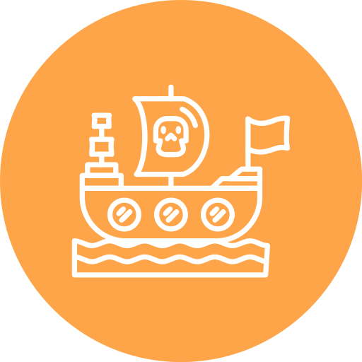 Pirate ship Generic Flat icon