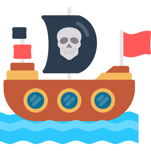 Pirate ship - free icon