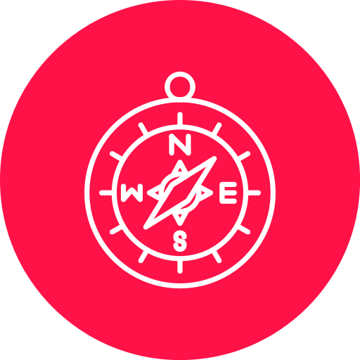 brújula icono gratis