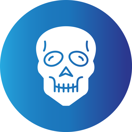 Skull Generic Blue Icon