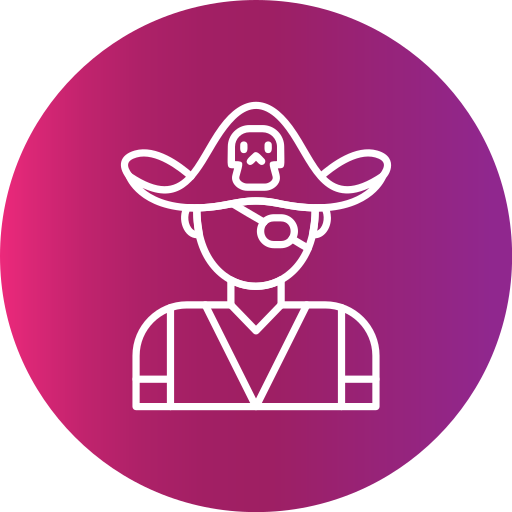 Pirate Generic Flat Gradient icon