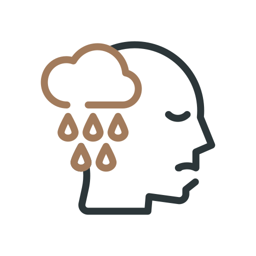 Depression Generic Outline Color icon