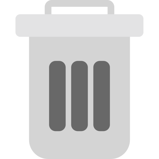 Trash Generic Grey icon