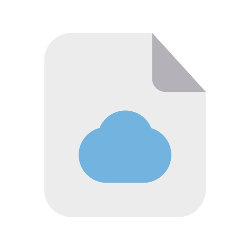 datos en la nube icono gratis