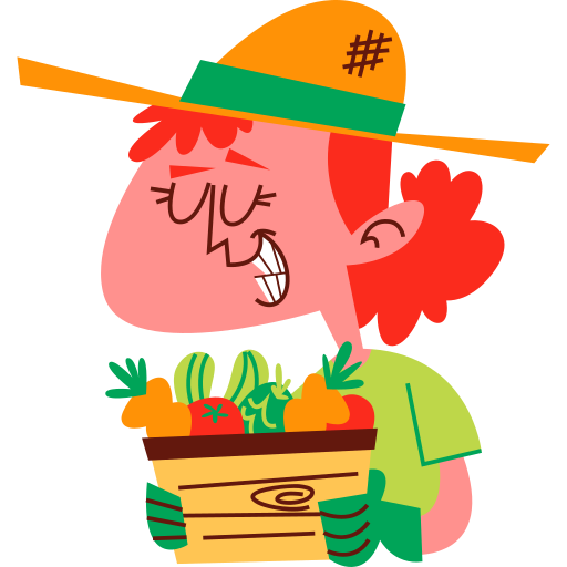 Farmer free sticker Farmer free sticker