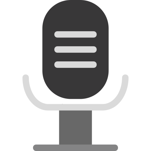 micrófono de voz icono gratis