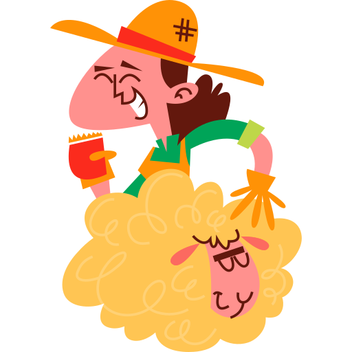 agricultor gratis sticker