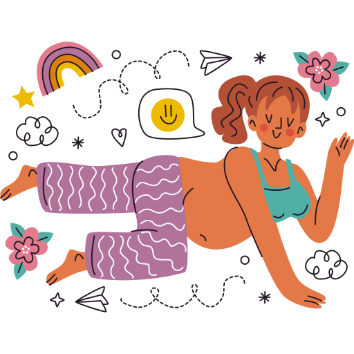 Pregnancy free sticker