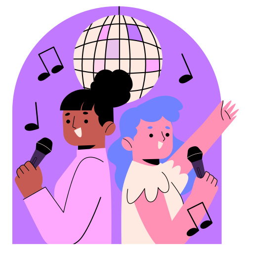 karaoke gratis sticker