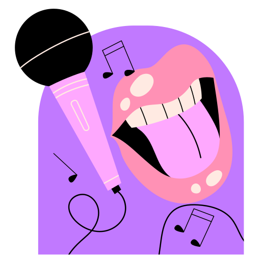 karaoke gratis sticker