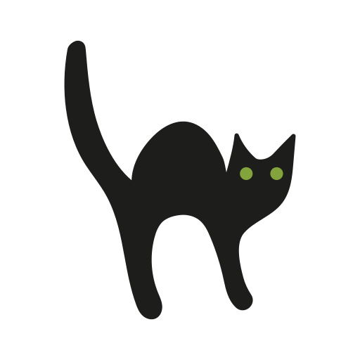 Black cat 3 icon - Free black animal icons