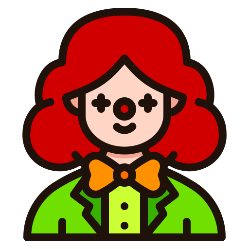 Clown free icon