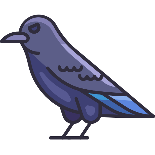 Raven Generic Outline Color icon