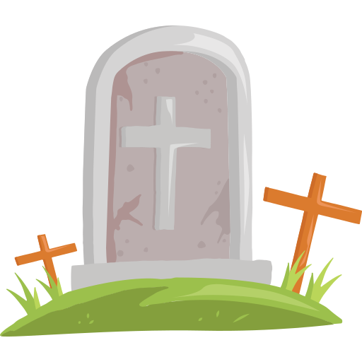 cementerio gratis sticker