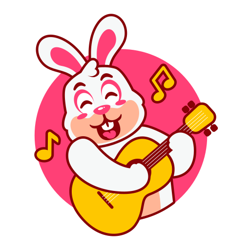 Music free sticker Music free sticker