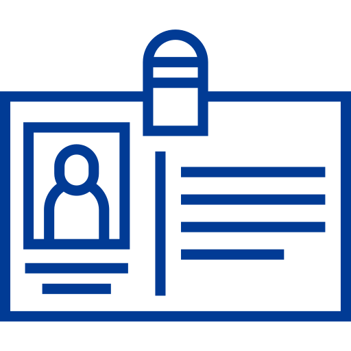 ID card Detailed bright Lineal icon