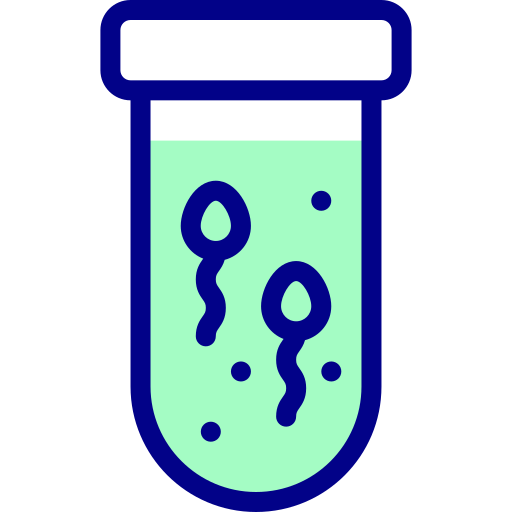 Insemination Detailed Mixed Lineal Color Icon