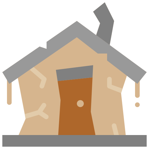 Abandoned house free icon Abandoned house free icon