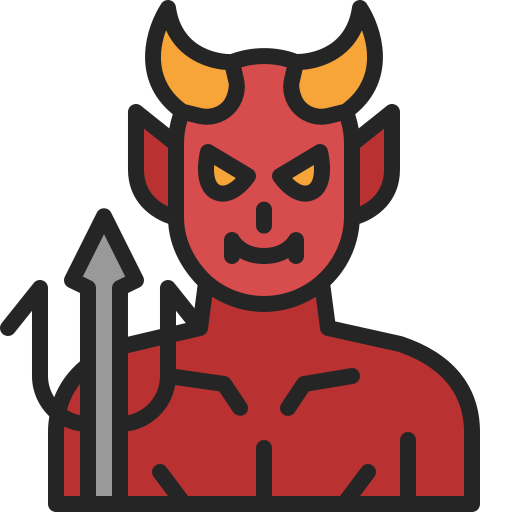 Devil Generic Outline Color icon