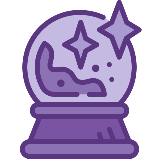 bola de cristal icono gratis