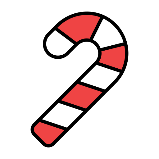 Candy cane Generic Outline Color icon