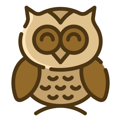 Owl Generic Outline Color icon