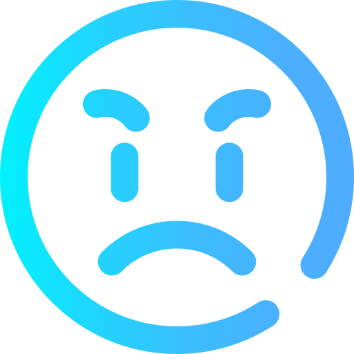 enojado icono gratis