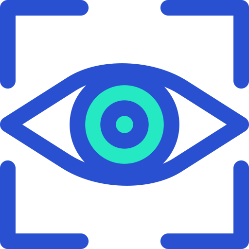 visión icono gratis