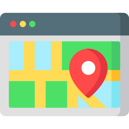 mapa icono gratis