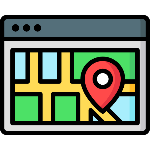 mapa icono gratis