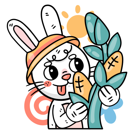 lapin gratuit sticker lapin gratuit sticker