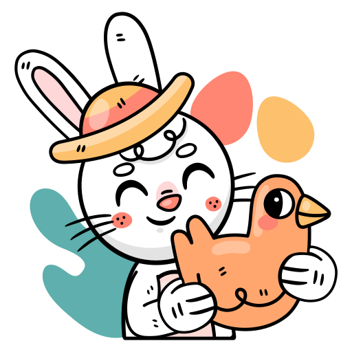 Bunny free sticker Bunny free sticker