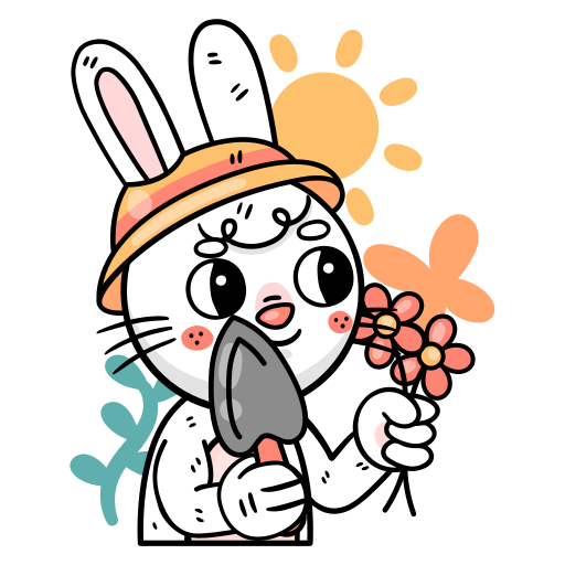 lapin gratuit sticker