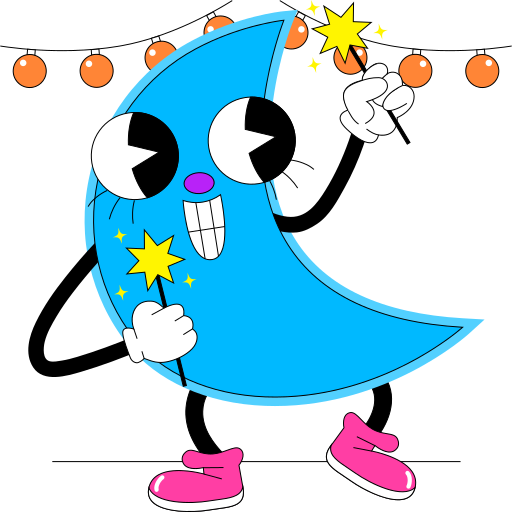 night party gratuit sticker
