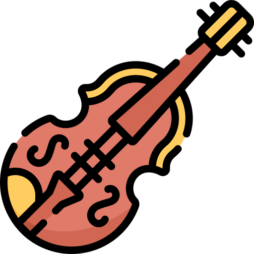 violín icono gratis