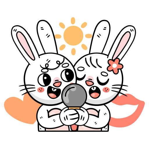 lapin gratuit sticker