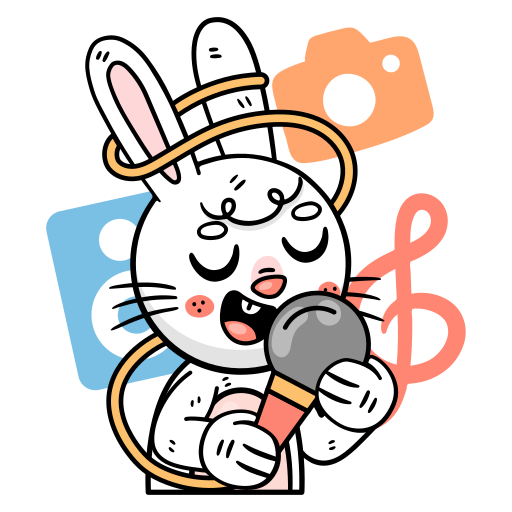 Bunny free sticker Bunny free sticker