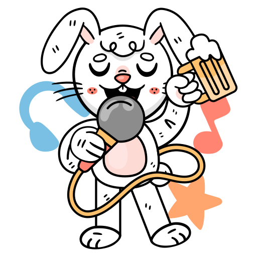 Bunny free sticker Bunny free sticker