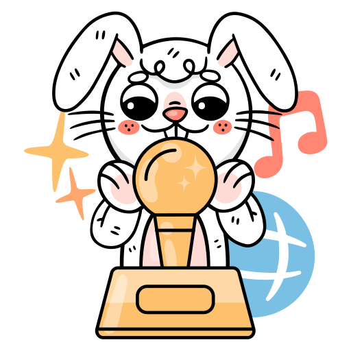 lapin gratuit sticker