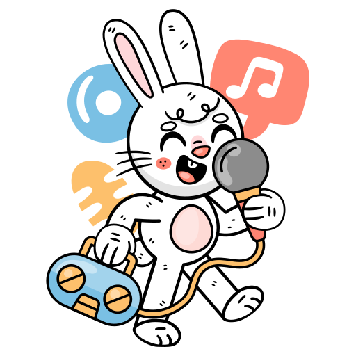 lapin gratuit sticker