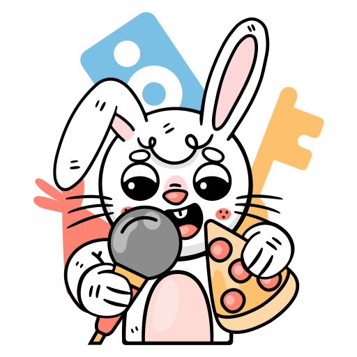 Bunny free sticker Bunny free sticker