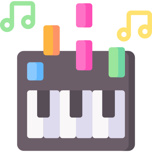 juego de musica icono gratis