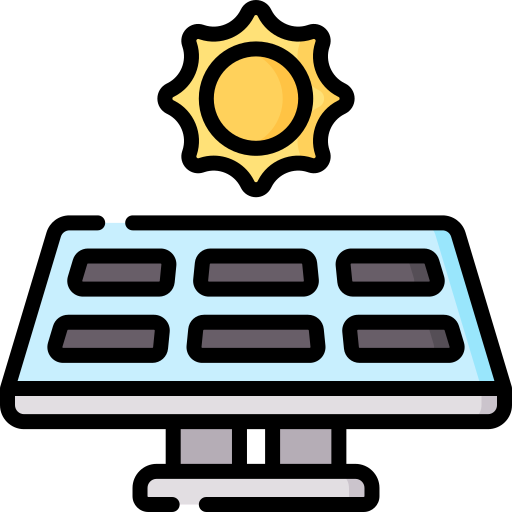 panel solar icono gratis