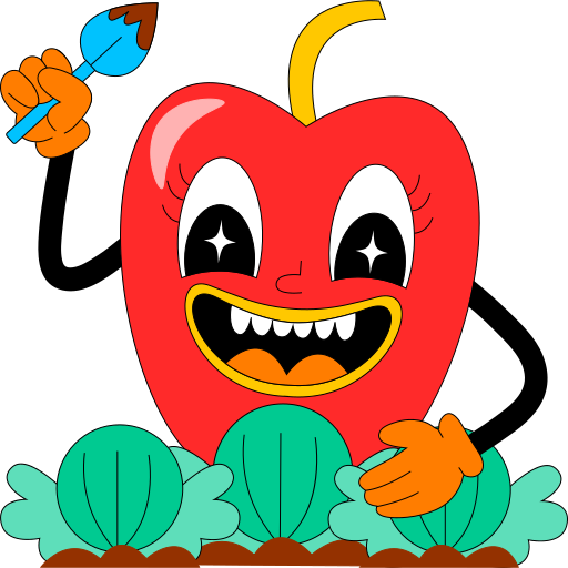 Farmer free sticker