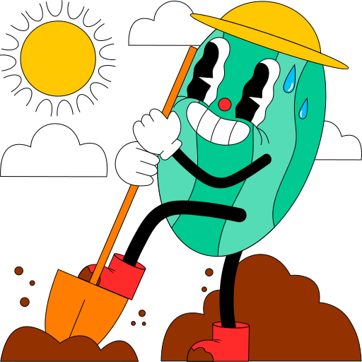 Farmer free sticker