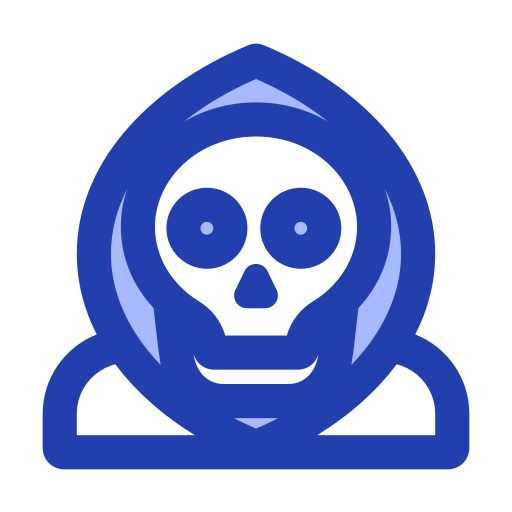 Death Generic Blue icon